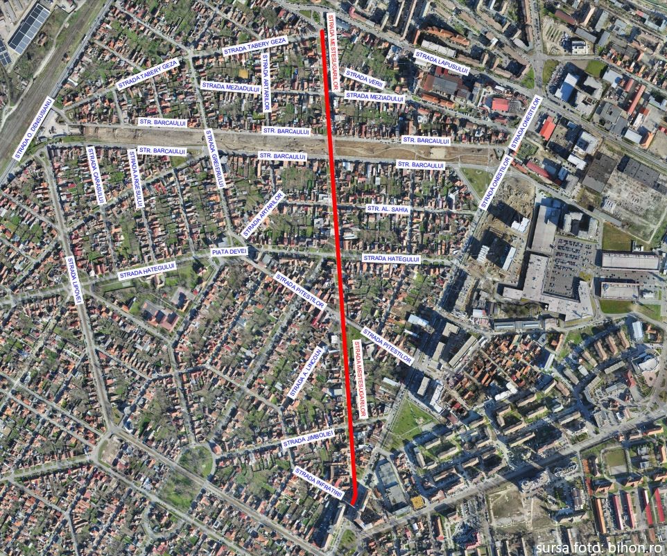 Strada Meșteșugarilor din municipiul Oradea va fi lărgită la două benzi pe sens, anunță Primăria
